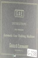 Gould & Eberhardt-Gould Eberhardt Operators Instructions 18-H 36-H Auto Gear Hobbing Manual-18-H-36-H-01